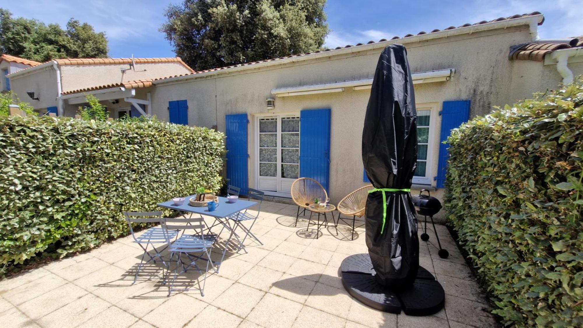 Meschers sur Gironde - MAISONNETTE de VACANCES - terrasse - proche PLAGE Exterior foto