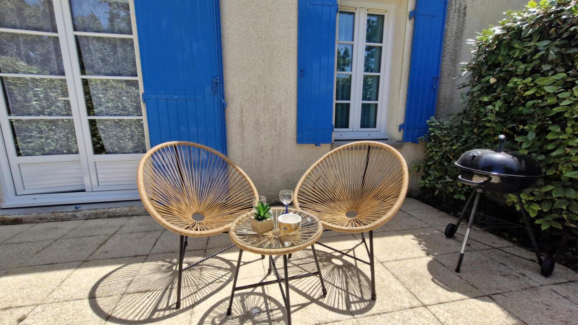 Meschers sur Gironde - MAISONNETTE de VACANCES - terrasse - proche PLAGE Exterior foto