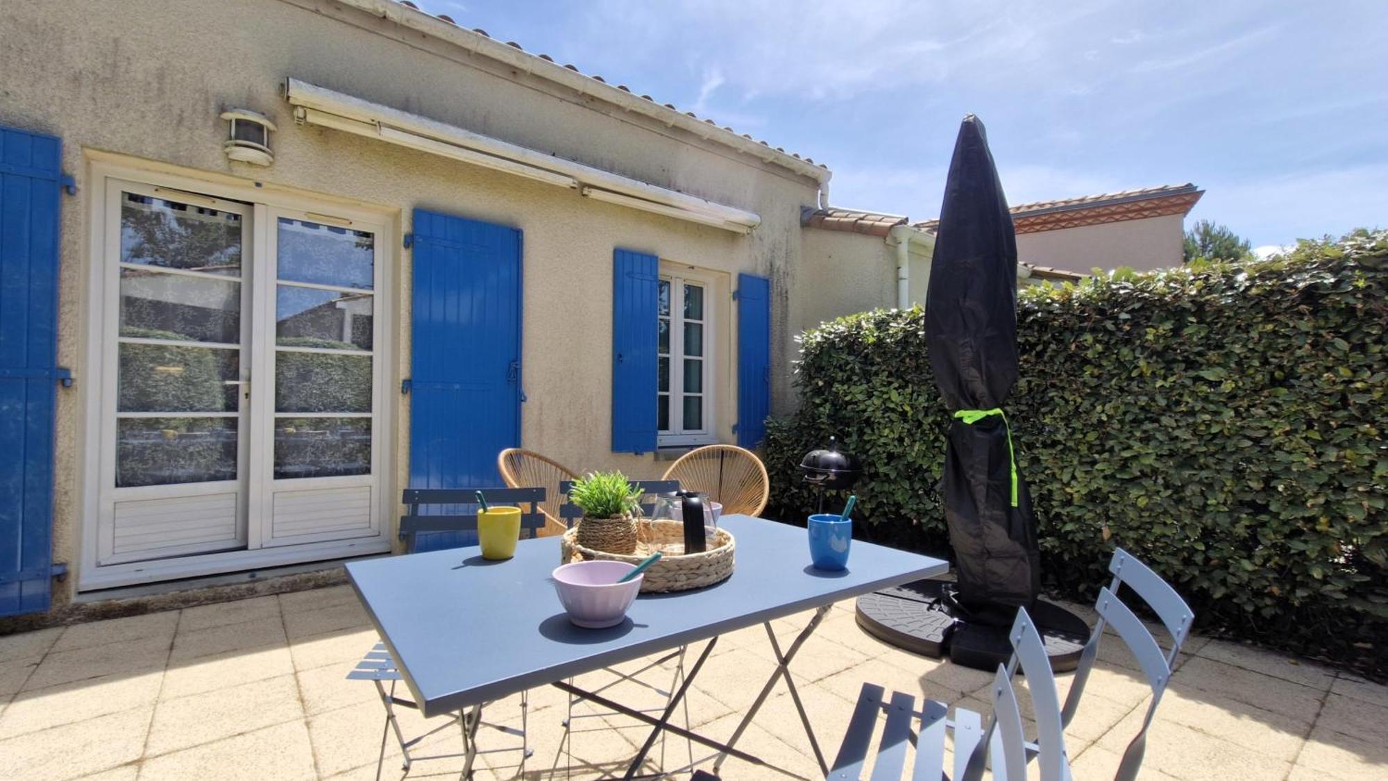Meschers sur Gironde - MAISONNETTE de VACANCES - terrasse - proche PLAGE Exterior foto